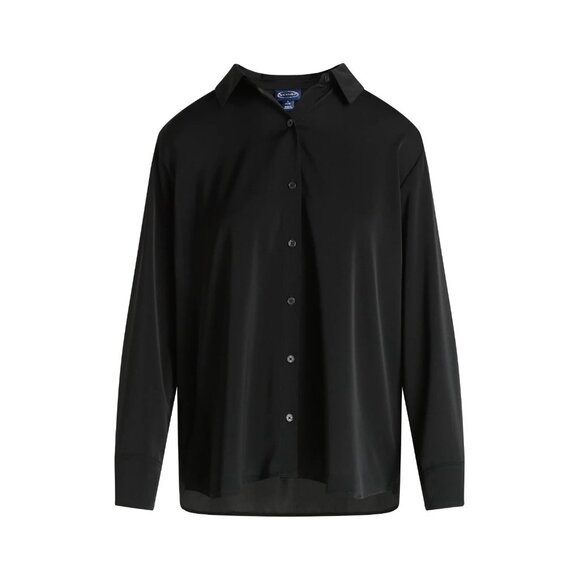 Scoop Women’s and Women’s Plus Relaxed Fit Button Front Shirt, Size XXL(20) - Picture 1 of 5